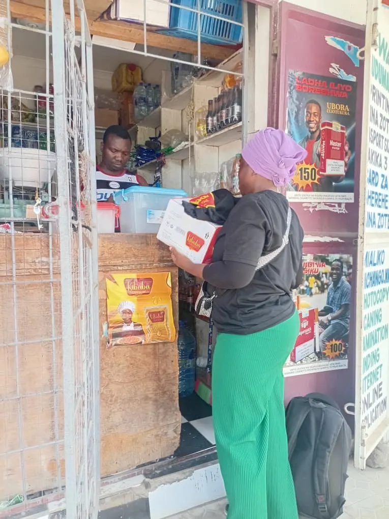 Kibaba Cooking Oil in a Tanzanian shop