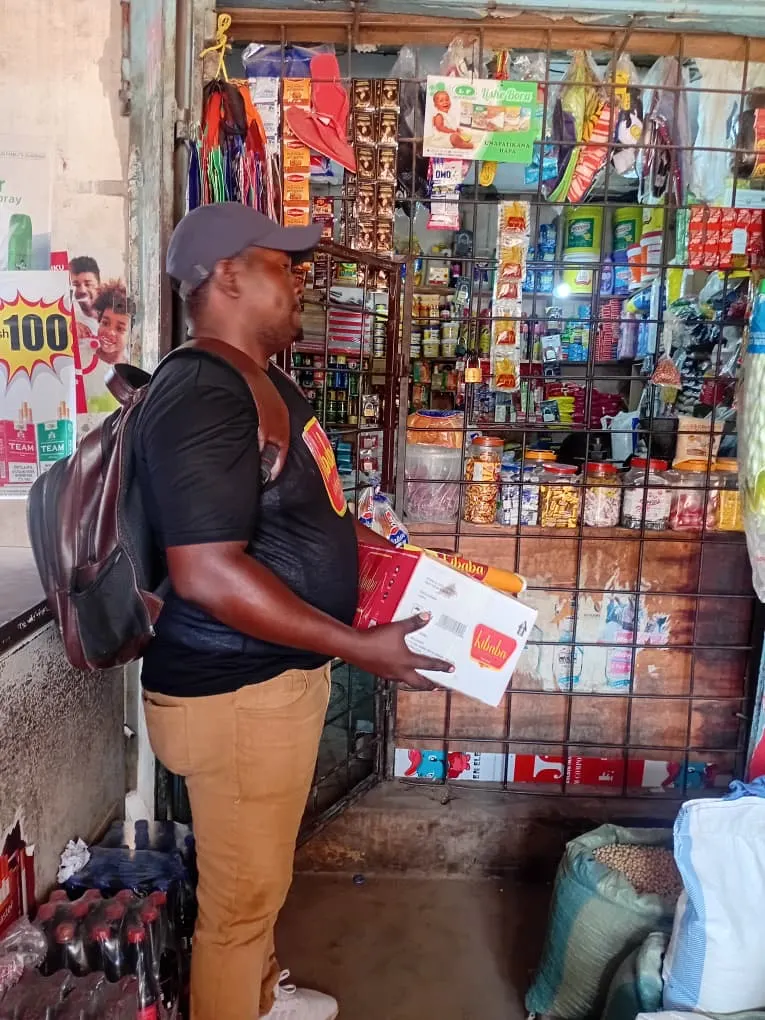 Kibaba Cooking Oil in a Tanzanian shop